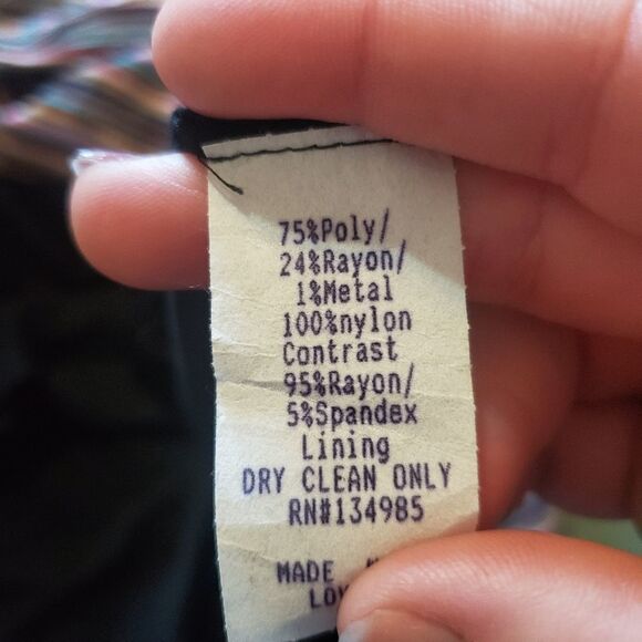 For Love and lemons lulu striped multi color mesh mini party dress sz large - Picture 5 of 6